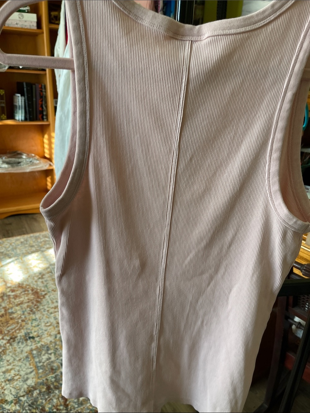 Universal Thread Dusty Pink Ribbed Scoop Neck Tank